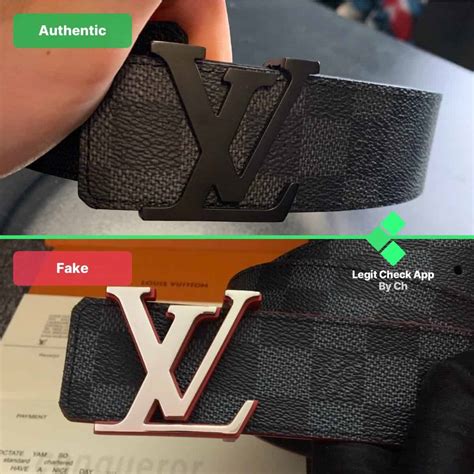 difference between real louis vuitton and fake belt|louis vuitton belt spotting.